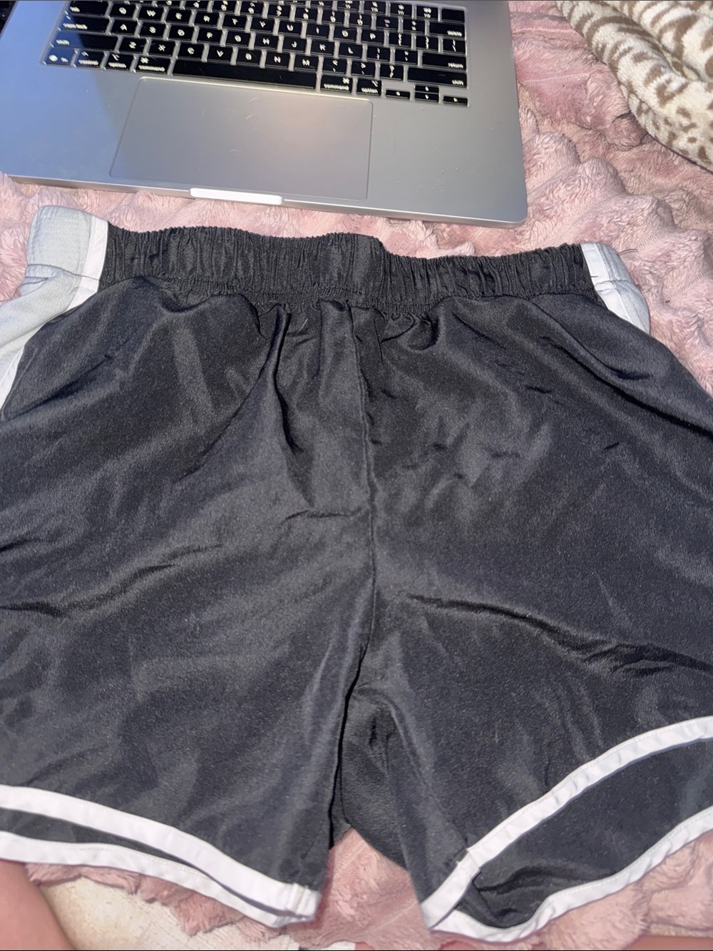 Athletic Works Black and Gray Women’s Athletic Shorts